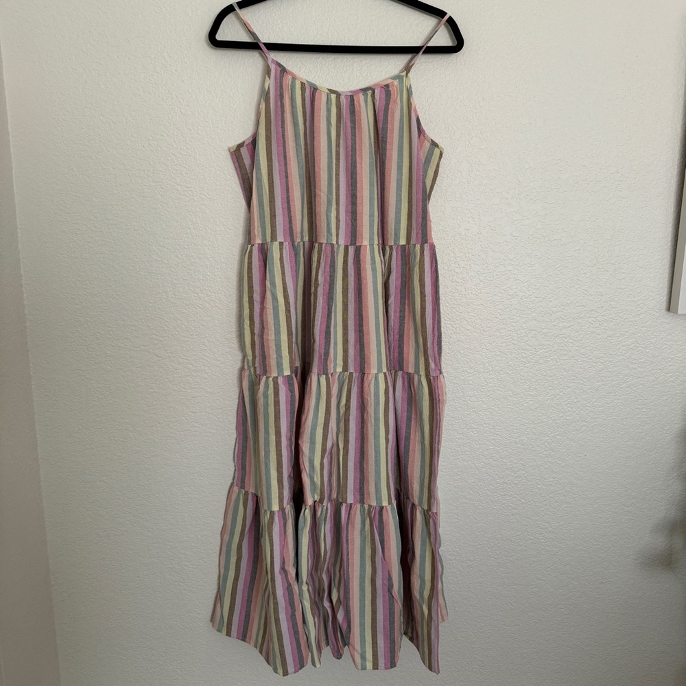Universal Thread striped tiered maxi dress